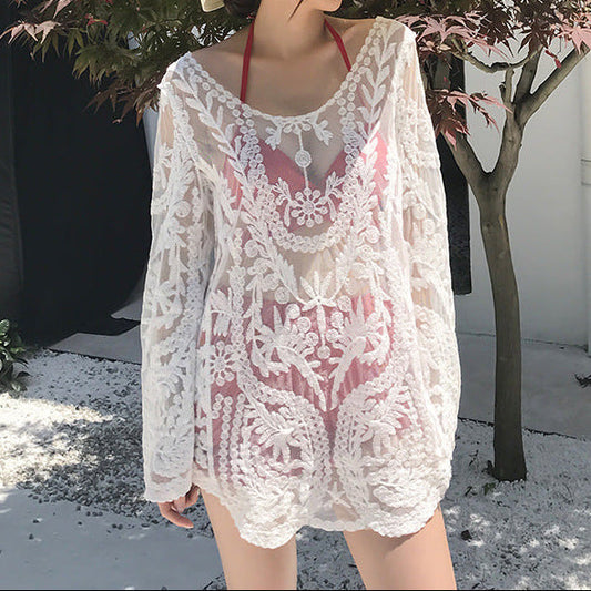 Long Sleeve Bikini Cover-Up