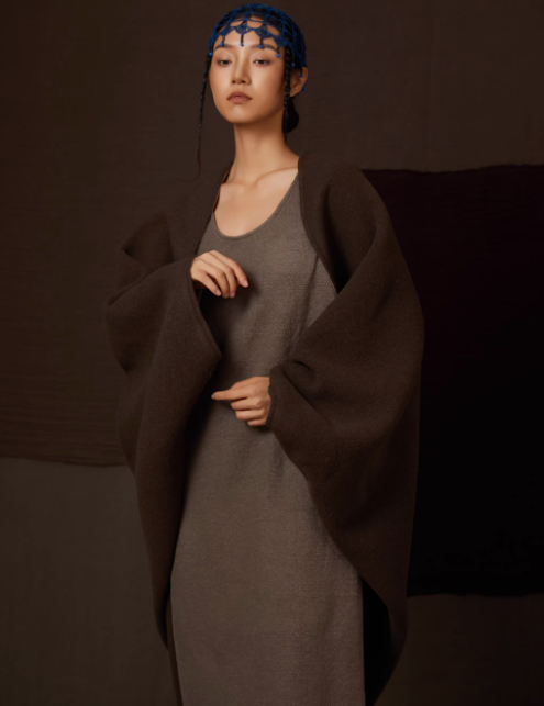 Handcrafted Nomadic Reversible Wool Coat