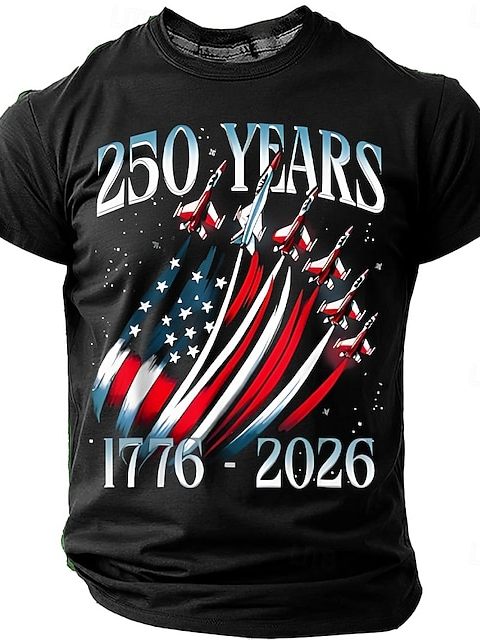 Men's 250th anniversary of American Independence Day Slang Short Sleeve T-shirt