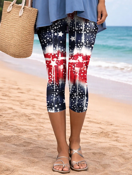 Casual Regular Fit Independence Day Pants