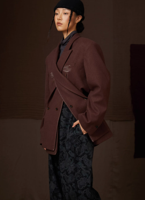 Nomadic Multi-Way Wide-Shoulder Genderless Blazer