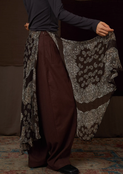 Nomadic Multi-Way Genderless Wool Thermal Skirt Trousers