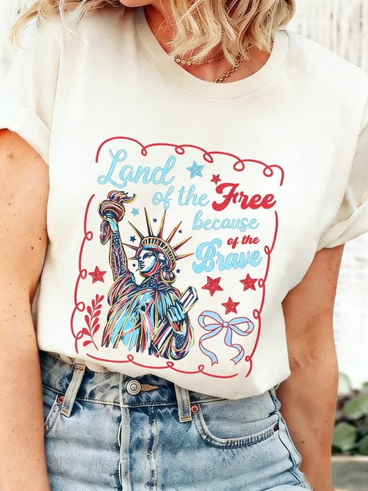 3D Printing Independence Day 250th Anniversary Crew Neck Short Sleeve Casual T-Shirt