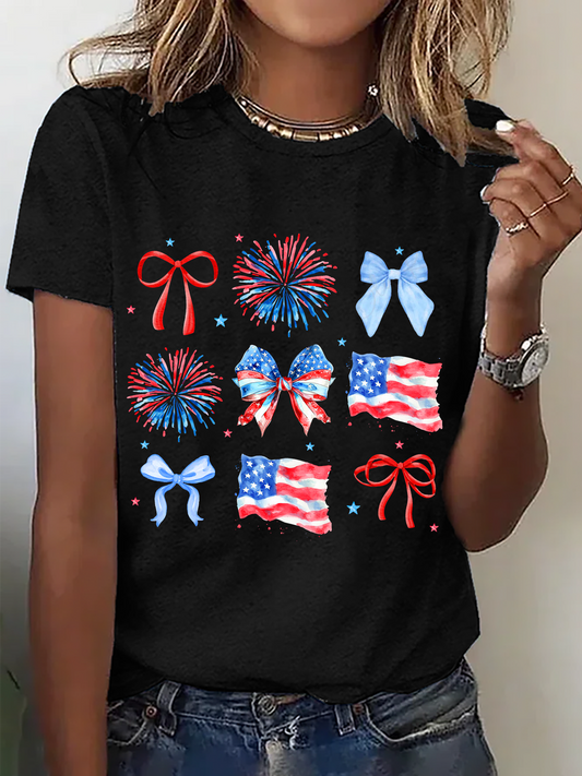 American 4th Of July Gifts Cotton T-Shirt