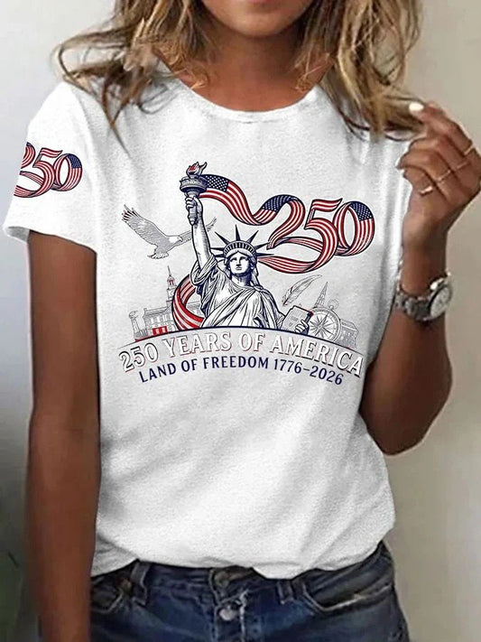Women's 250th Anniversary Print T-Shirt