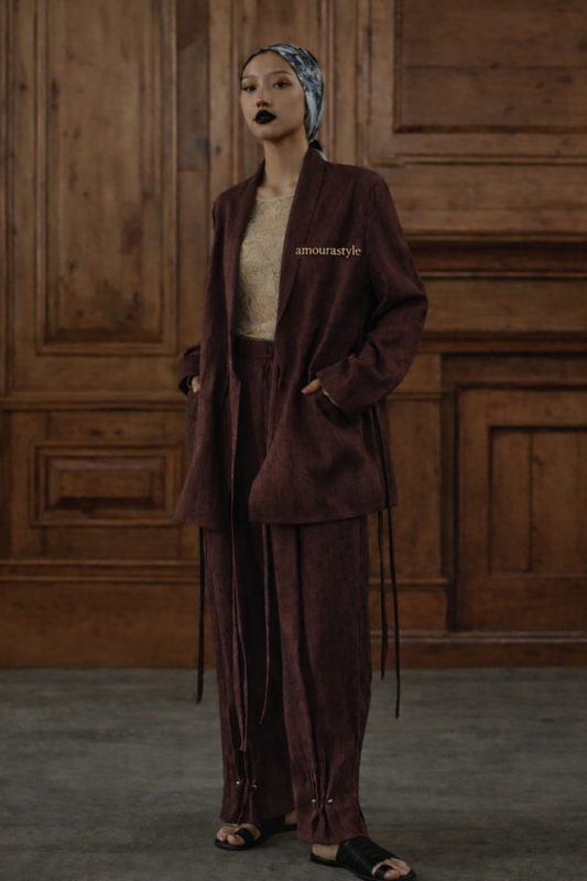 Distressed Nomadic Oversized Genderless Multi-Way Blazer