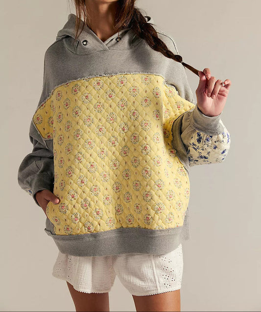 Women Embroidered Hooded Sweatshirt