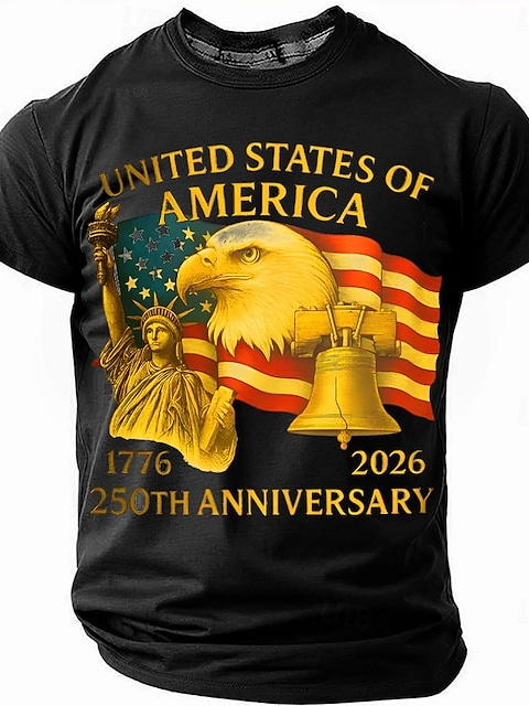 Men's 250th anniversary of American Independence Day Slang Short Sleeve T-shirt